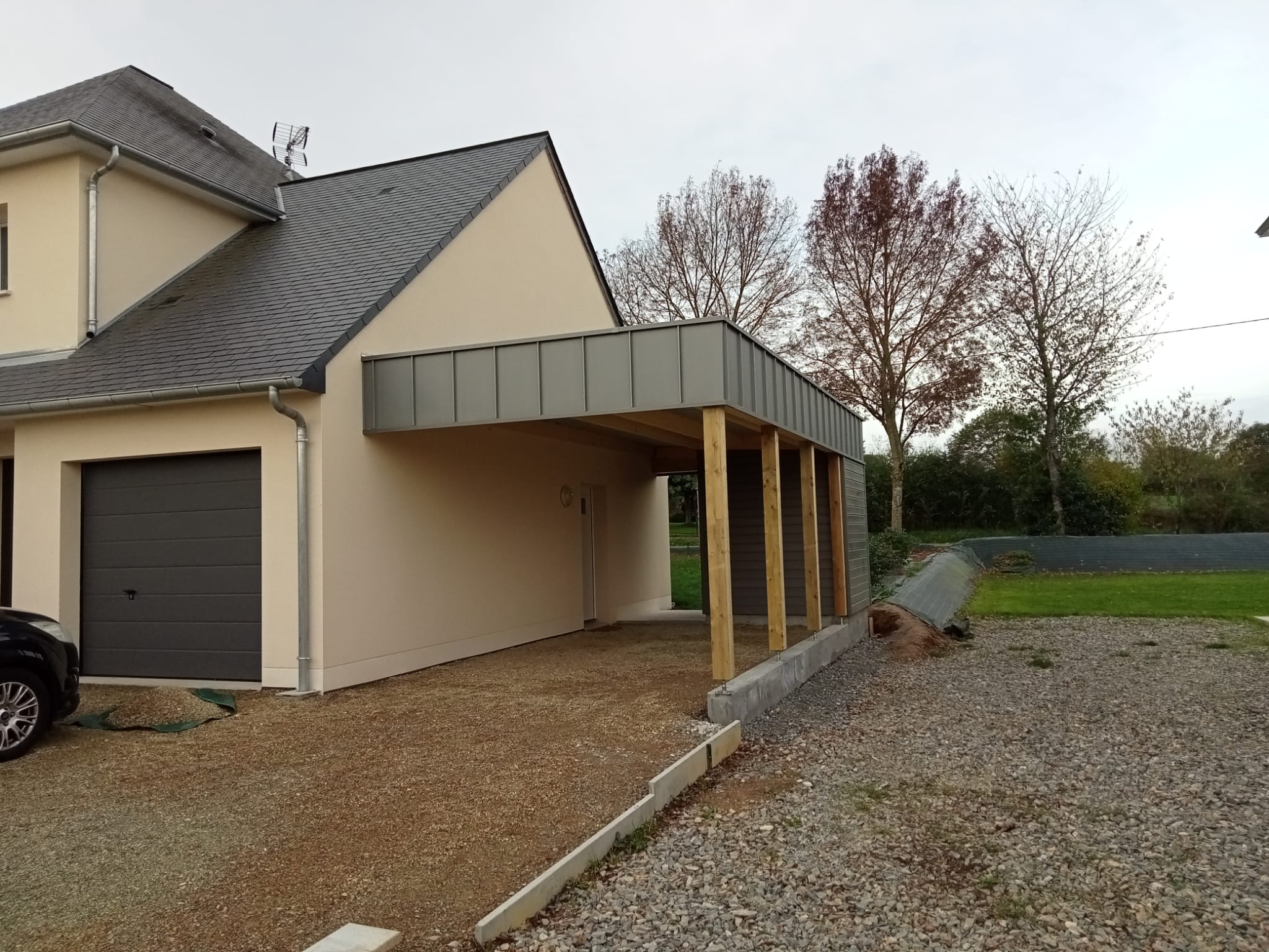 Eurl Lionel Gilot Charpentier Laval Extension Carport 2 1